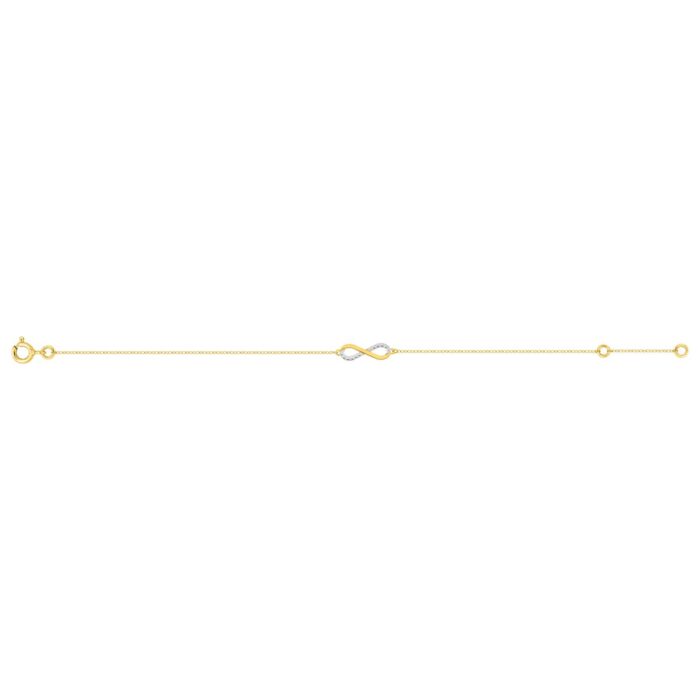 Pulsera 9k o.a.+rh