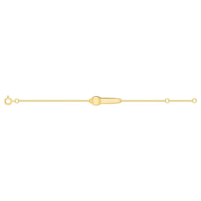 Pulsera bebé oro 9k osito