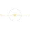 Pulsera corazones entrelazados oro 18k