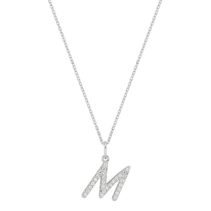 Col. letra M F-VS.synt d0.17ct O.B. 375