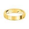 ALIANZA FACETADA 3.80MM (18)A18568J38 Alianza de oro amarillo de 18 quilates con acabado facetado geométrico y 3.80 milímetros de anchura.