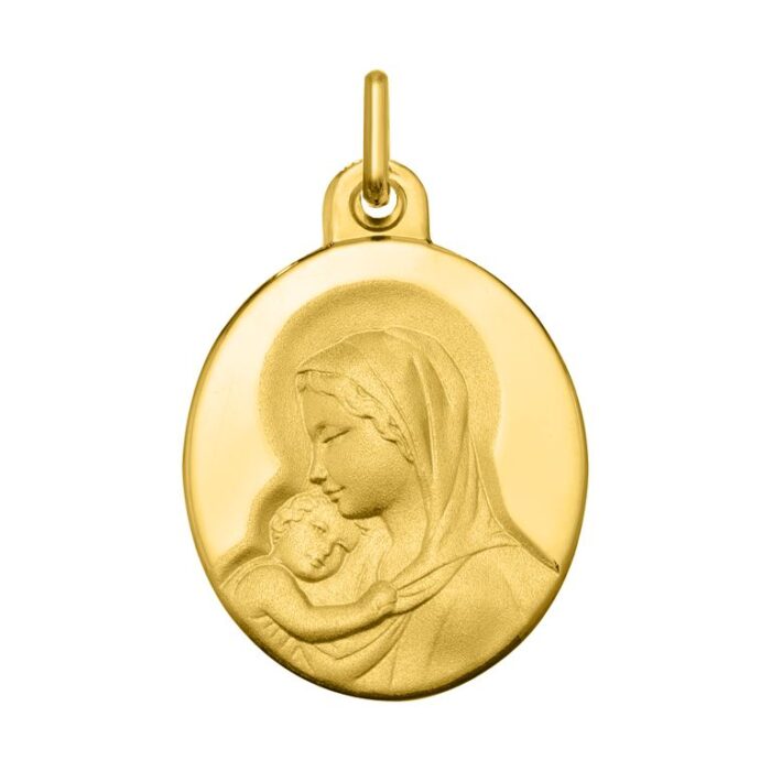 Medalla Virgen y Niño O750 O.A.