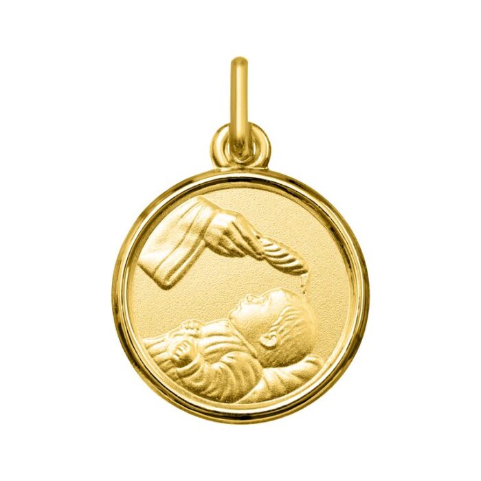 Medalla Angelito de orO750 O.A..