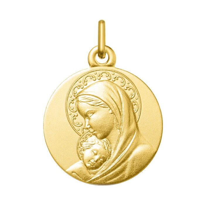 Medalla Virgen y Niño O750 O.A.