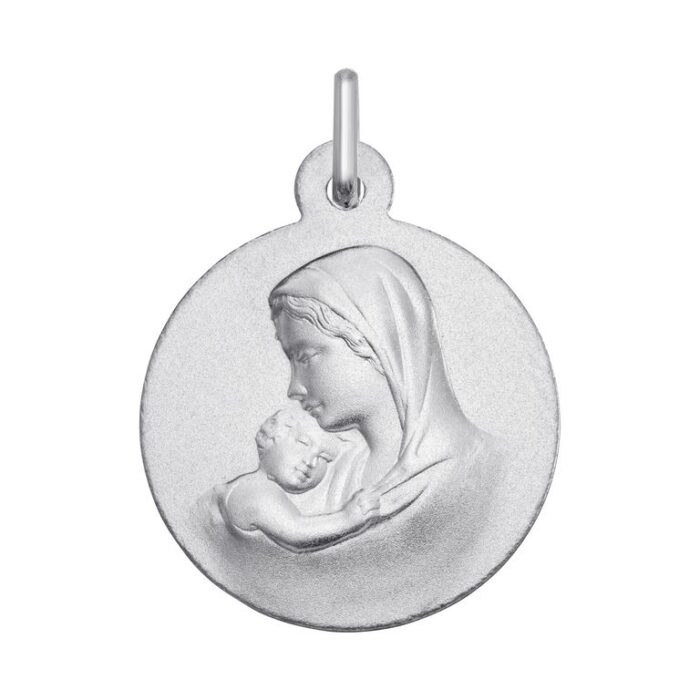 Medalla Virgen y Niño o 750B