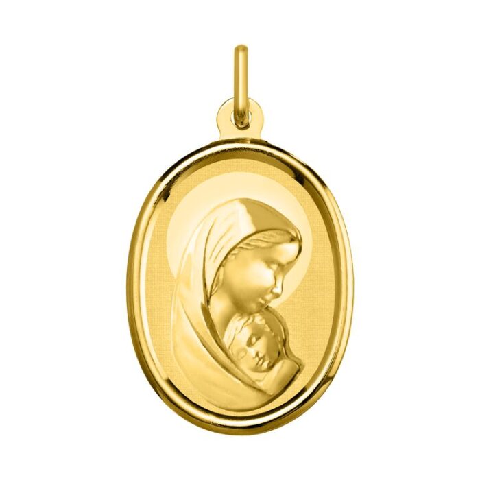 Medalla Virgen y Niño O750 O.A.