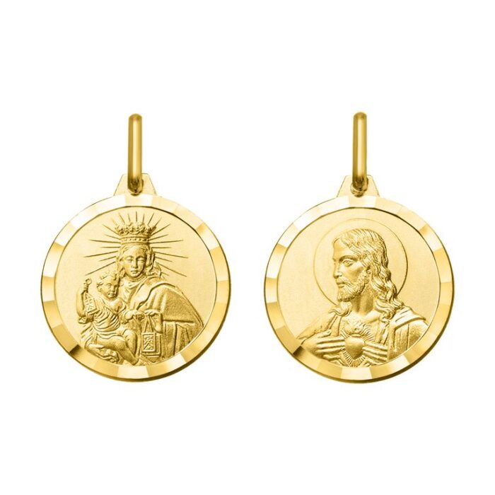 Medalla Virgen Escapulario CarmenO.A+rh
