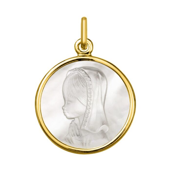 Medalla nácar virgen. O750 O.A.