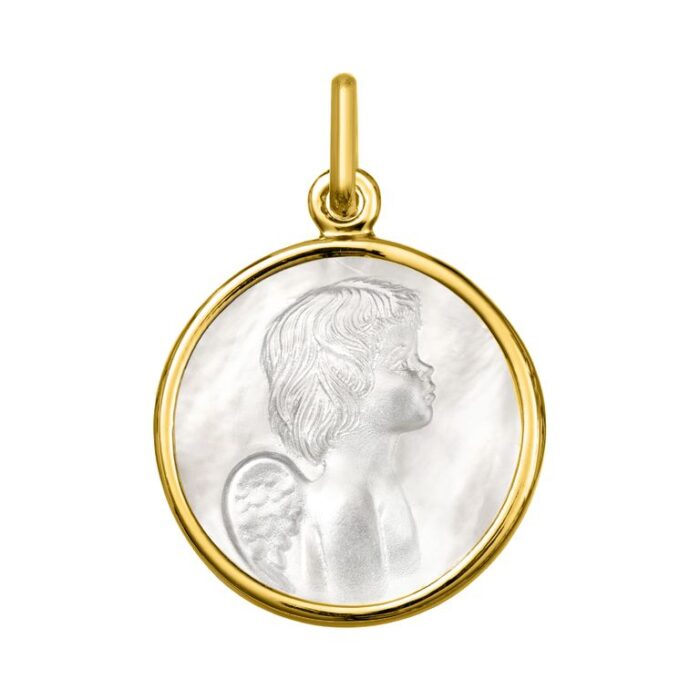 Medalla ángel de nácar O750 O.A.