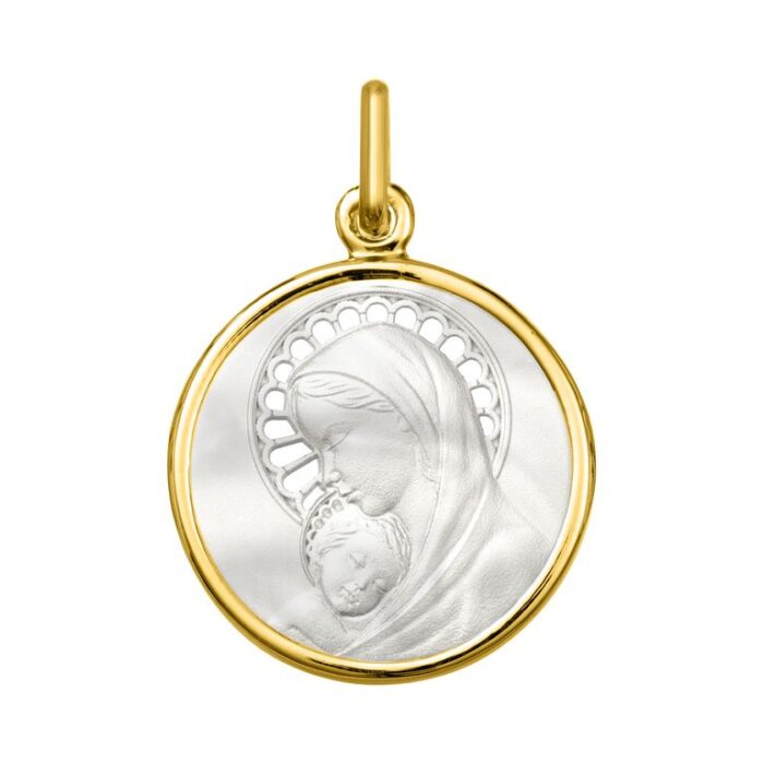 Medalla nácar virgen. O750 O.A.