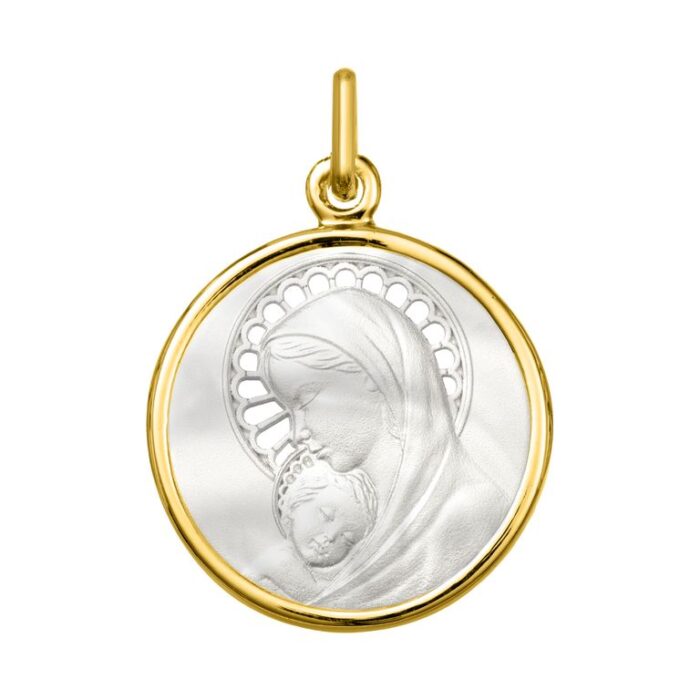 Medalla nácar virgen. O750 O.A.
