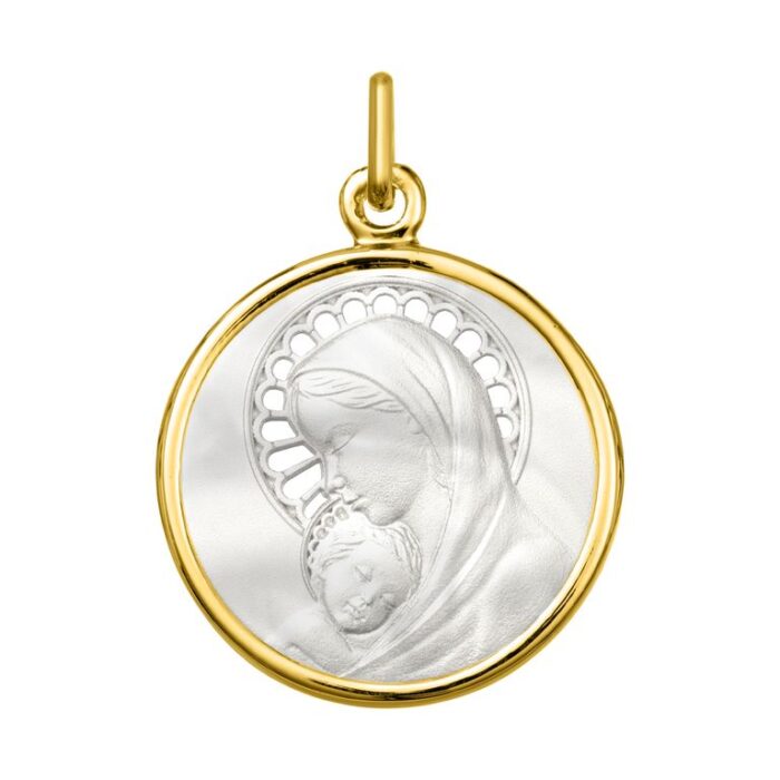 Medalla nácar virgen. O750 O.A.
