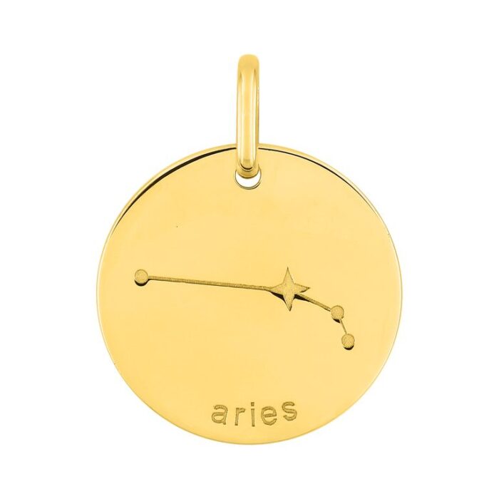 Colgante zodiaco Aries plor