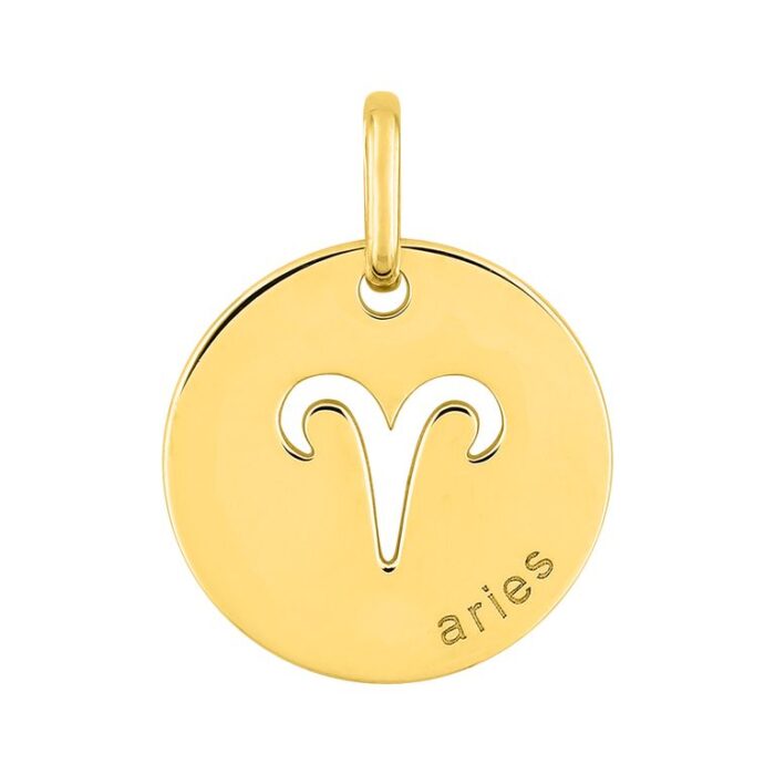 Colgante zodiaco Aries plor