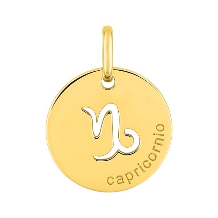 Colgante zodiaco Capricornio plor
