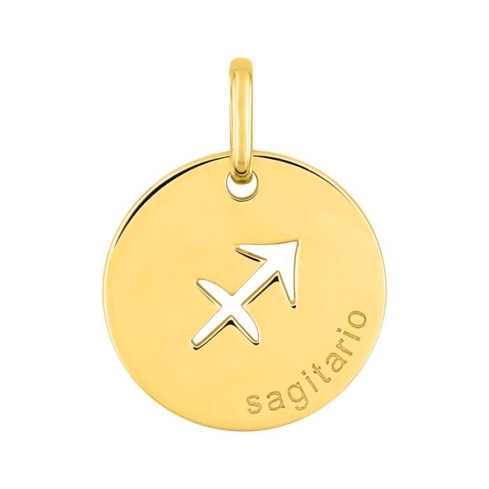 Colgante zodiaco Sagitario plor