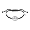 Pulsera Lotus Silver LP1746-2/2 Árbol de la Vida en Plata 925 y Cordón Negro Macramé
