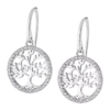 Pendientes Árbol de la Vida Lotus Silver LP1746-4/1 en Plata 925 y Circonitas