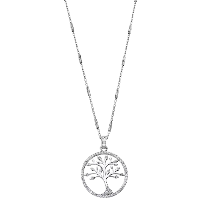 Collar Lotus Silver Árbol de la Vida plata