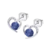 Pendientes Lotus Silver LP3106-4 de Plata Corazón Moments con Circonitas