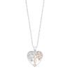 Collar Lotus Silver LP3304-1/1 de Plata bicolor - Corazón y Árbol de la Vida