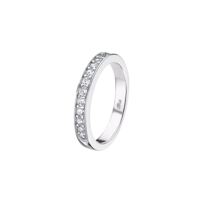 Anillo Lotus Silver plata con circonitas