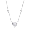 Collar de Plata con Corazón de Circonita Lotus Silver LP3648-1/1