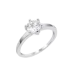 Anillo solitario Lotus Silver plata