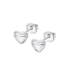 Pendientes de Plata Corazón Pulido Lotus Silver LP3897-4/1