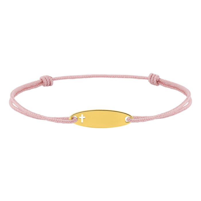 Pulsera cordon rosa ch or