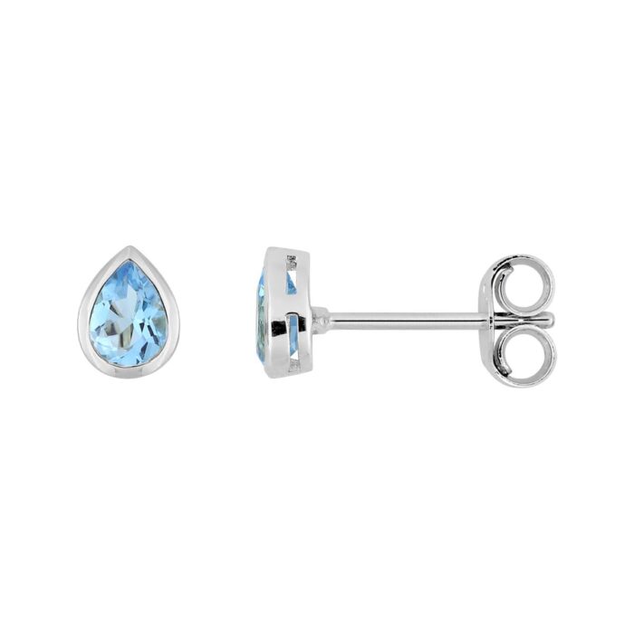 Par pendientes top. az .tratado 18k o.b.