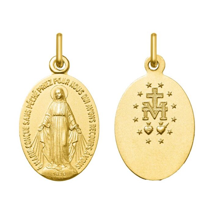 MED Virgen Milagrosa en francés O.A.