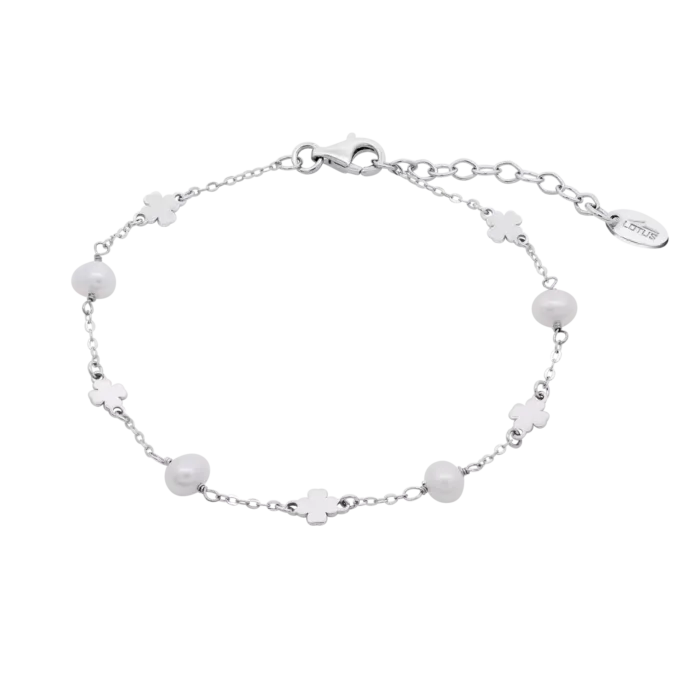 Pulsera-Lotus-Silver-LP3856-2_1-en-plata-de-ley-con-dijes-de-trebol-y-perlas-blancas