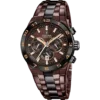 Reloj Festina Chrono Bike F20708/1 de hombre en acero inoxidable marrón con esfera a juego.