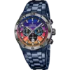 Reloj Festina Chrono Bike F20709/1 de hombre en acero azul con esfera degradada multicolor.