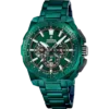 Reloj Festina Chrono Bike F20730/1 de edición especial en acero inoxidable color verde para hombre.