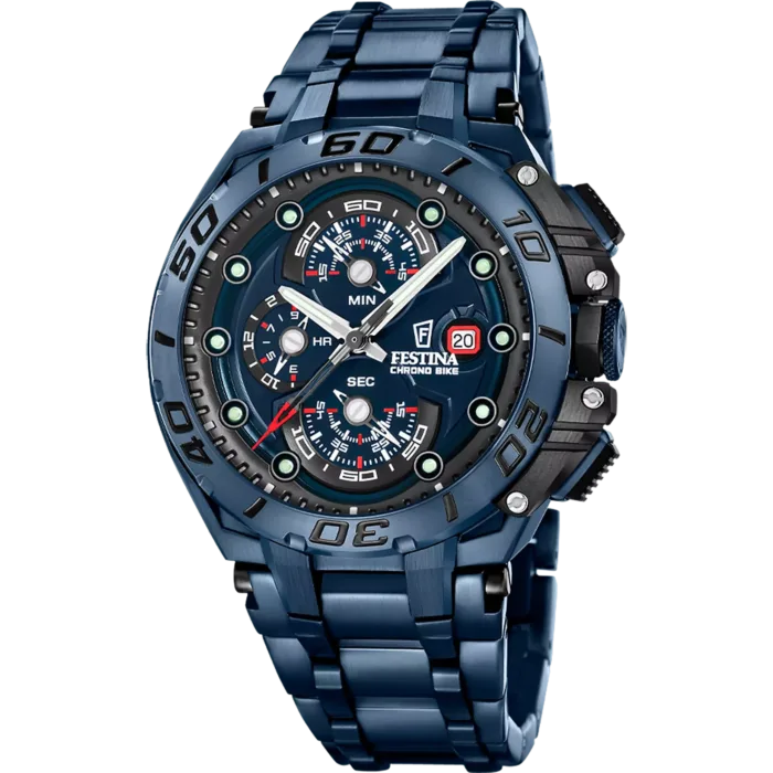 Reloj Festina Chrono Bike Special Edition F20757/1 azul con brazalete de acero