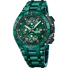 Reloj Festina Chrono Bike Special Edition F20758/1 verde con brazalete de acero
